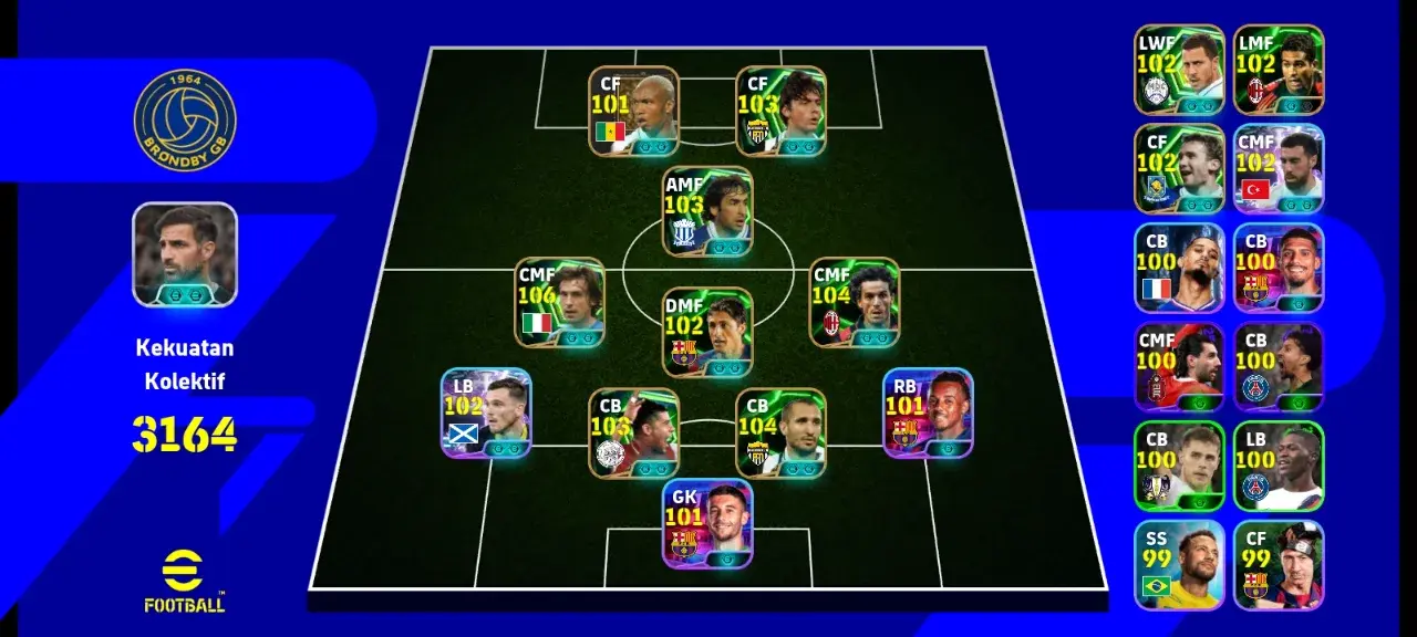 pirlo pack barca